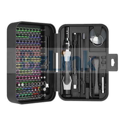132 in 1 Phillips Slotted Screw Bit Kit Precision Screwdriver Set