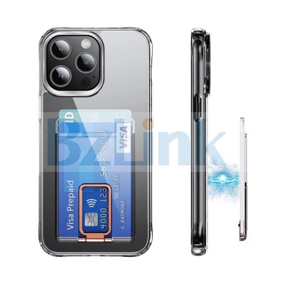 Magnetic Magsafe Transparent Wallet For iPhone 15 16