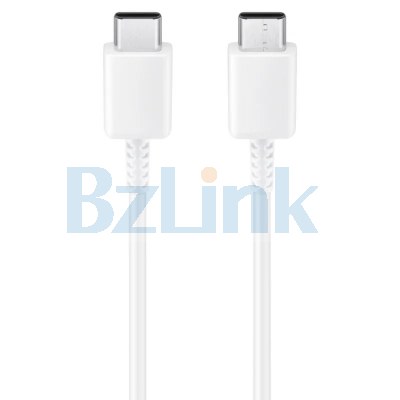 Samsung EP-DW767JBE 6ft Dual USB-C Super Fast Charging Cable - White