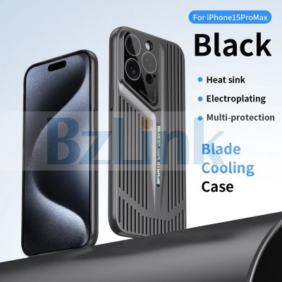 Heat dissipation Blade Cooling Phone Case For iPhone 16 15 14
