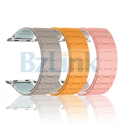 Adjustable Silicone Magnetic Strap for Apple Watch